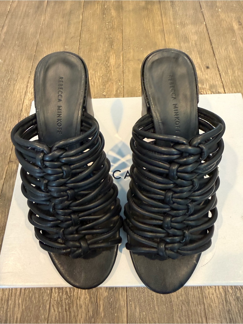 Rebecca Minkoff Black Sandals